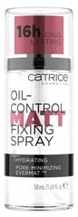 Makiažo fiksatorius Catrice Oil-Control Matt Fixing, 50 ml kaina ir informacija | Makiažo pagrindai, pudros | pigu.lt