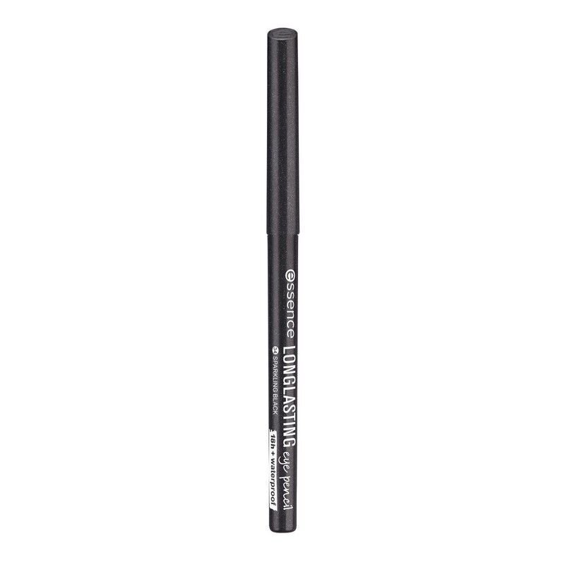 Akių kontūro pieštukas Essence Long Lasting, 0,28 g, 34 Sparkling Black цена и информация | Akių šešėliai, pieštukai, blakstienų tušai, serumai | pigu.lt