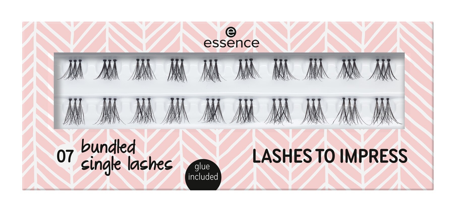 Klijuojamos blakstienos Essence Lashes To Impress, 07, 20 vnt. цена и информация | Priklijuojamos blakstienos, blakstienų rietikliai | pigu.lt