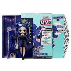 Lėlė LOL Surprise! OMG Moonlight B.B. Fashion Doll - Dress Up Lėlių rinkinys su 20 staigmenų kaina ir informacija | Žaislai mergaitėms | pigu.lt