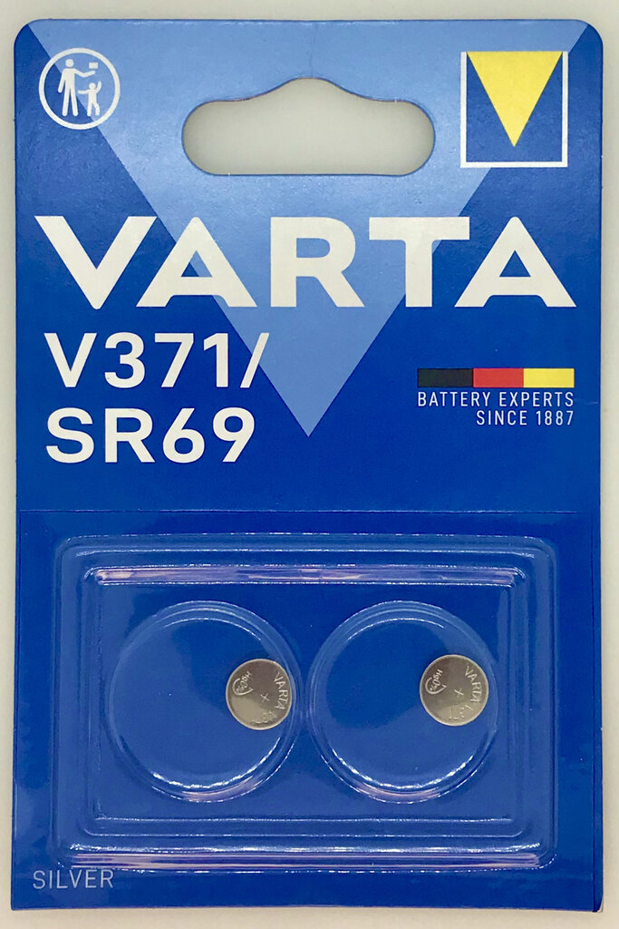 Varta sidabro oksido baterijos V371 SR69 kaina ir informacija | Elementai | pigu.lt