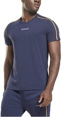 Marškinėliai vyrams Reebok Te Piping GS9314, mėlyni kaina ir informacija | Vyriški marškinėliai | pigu.lt