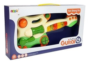 Интерактивная гитара зеленого цвета цена и информация | Развивающие игрушки | pigu.lt