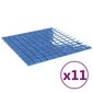 Mozaikinės plytelės, 11vnt., mėlynos, 30x30cm, stiklas kaina ir informacija | Plytelės sienoms | pigu.lt