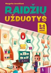 Raidžių užduotys 5-6 metų vaikams цена и информация | Учебники | pigu.lt