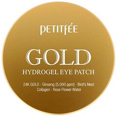 Подушечки под глаза Petitfee Gold Hydrogel Eye Patch, 60 шт. цена и информация | Маски для лица, патчи для глаз | pigu.lt