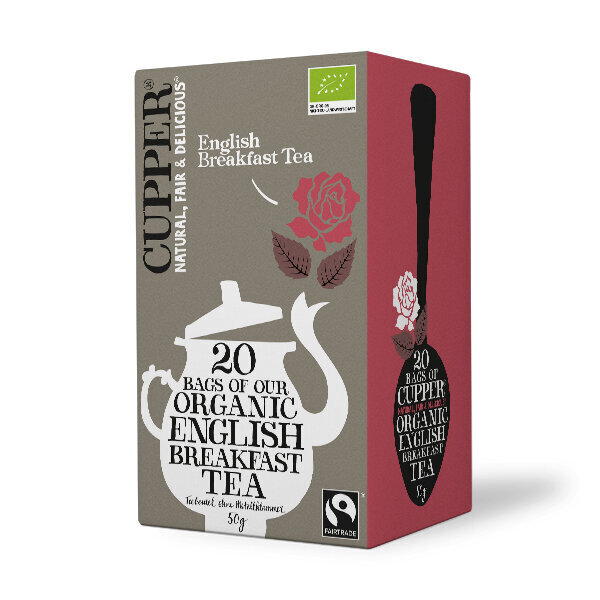 Ekologiška FAIRTRADE CUPPER arbata English Breakfast 50g цена и информация | Arbata | pigu.lt