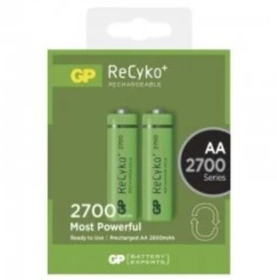 Įkraunamos baterijos GP ReCyko NiMH AA 2600mAh EB2 kaina ir informacija | Elementai | pigu.lt