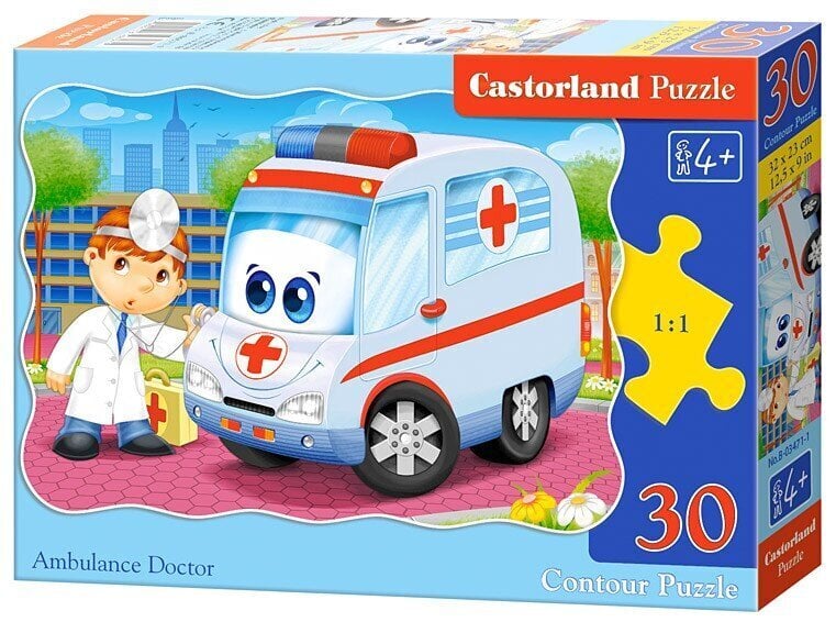 Dėlionė Ambulance Doctor, 30 dali7 kaina ir informacija | Dėlionės (puzzle) | pigu.lt