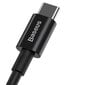 Kabelis Baseus Superior Series Cable USB-C to USB-C, 100W, 1m, juodas kaina ir informacija | Laidai telefonams | pigu.lt