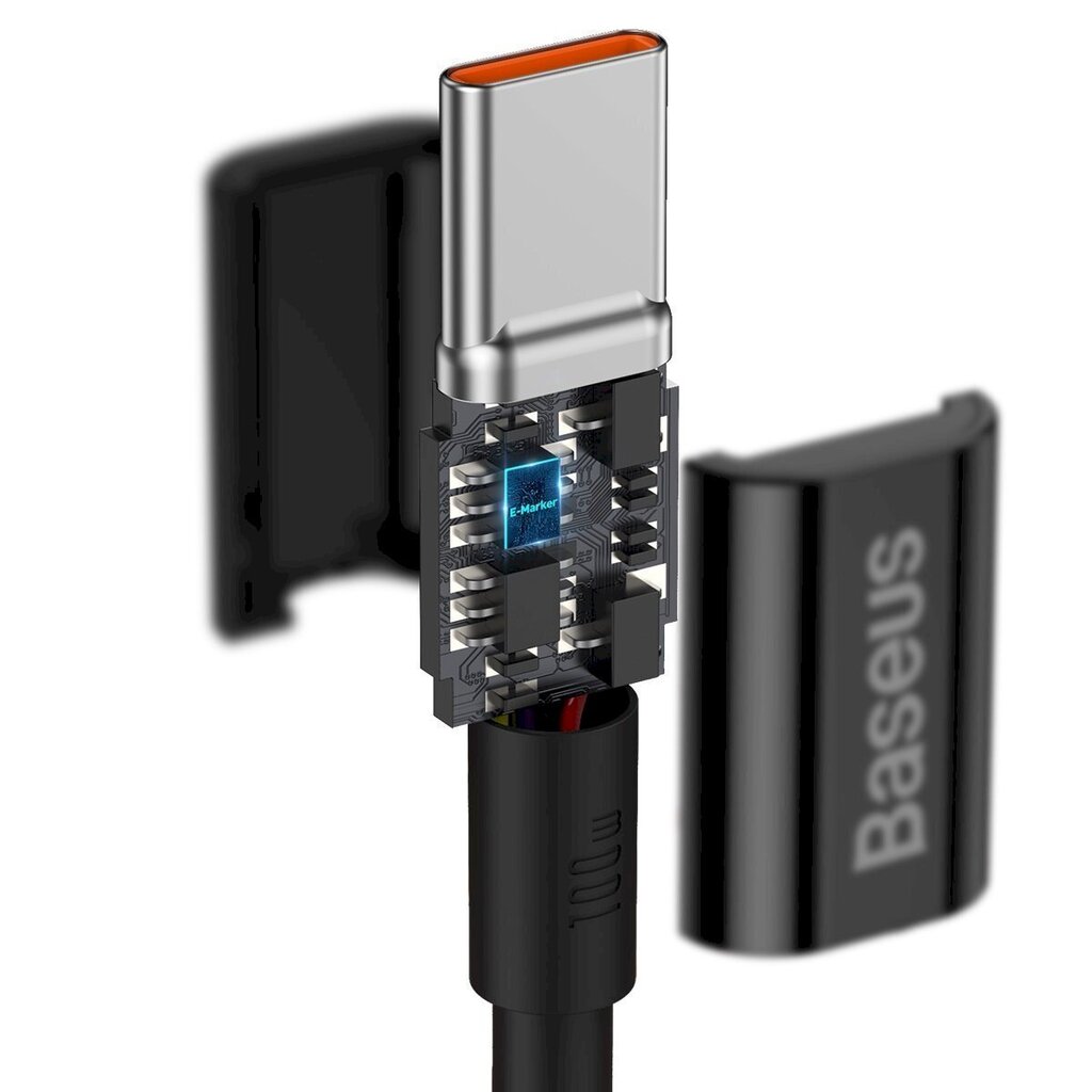 Kabelis Baseus Superior Series Cable USB-C to USB-C, 100W, 2m, juodas цена и информация | Laidai telefonams | pigu.lt