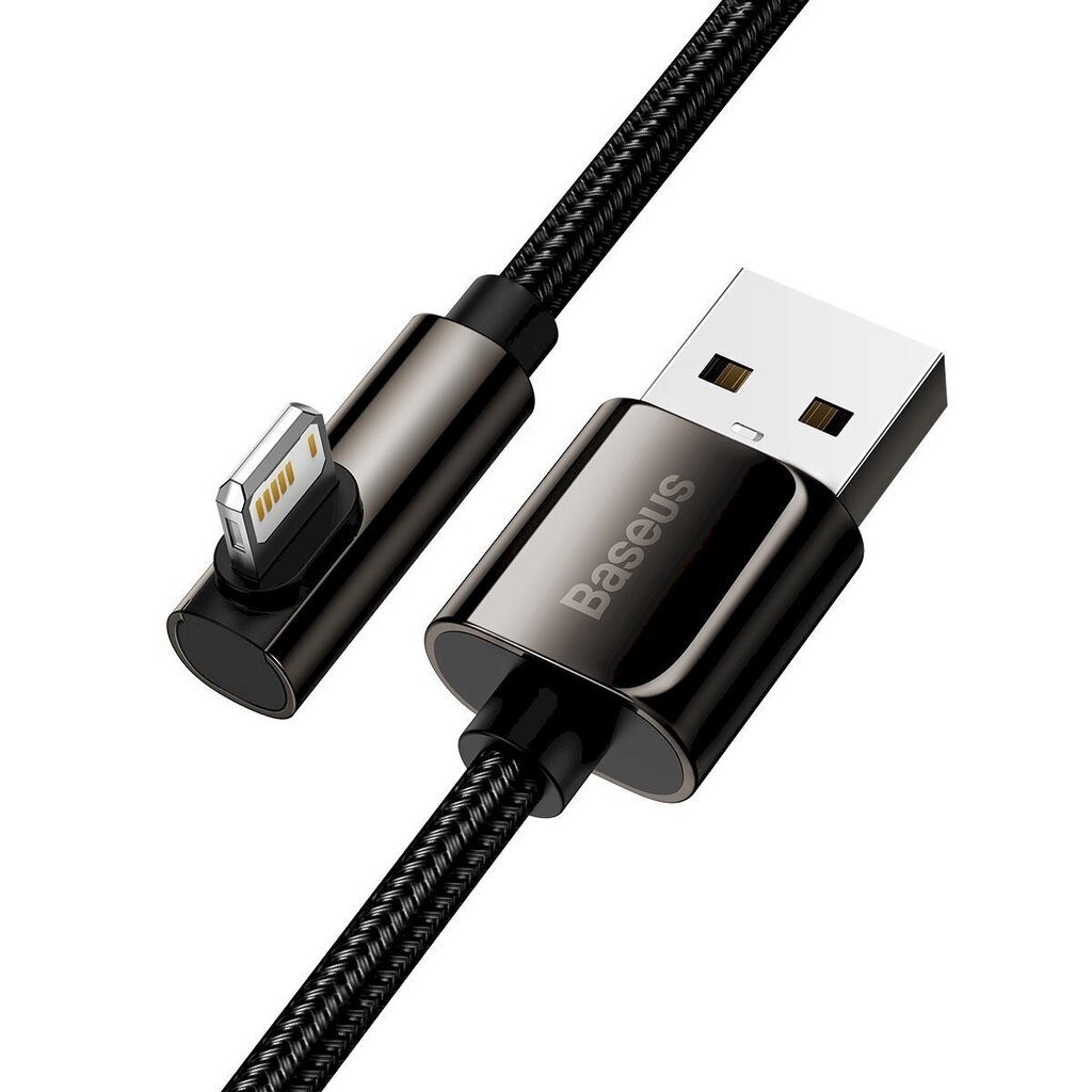 Kabelis Baseus USB to Lightning Legend Series, 2.4A, 1m, juodas kaina ir informacija | Laidai telefonams | pigu.lt