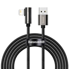 Kabelis Baseus USB to Lightning Legend Series, 2.4A, 2m, juodas kaina ir informacija | Laidai telefonams | pigu.lt