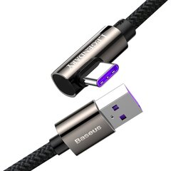 Кабель USB - USB-C Baseus Legend Series, 66 Вт, 1 м (черный) цена и информация | Кабели для телефонов | pigu.lt