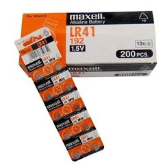 Maxell baterijos LR41 192 AG3, 10 vnt цена и информация | Батарейки | pigu.lt