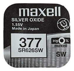 Maxell батарейка SR626SW/377 1,55V цена и информация | Батарейки | pigu.lt