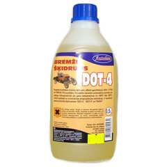 Жидкость тормозная DOT-4, 0.5 л цена и информация | Другие масла | pigu.lt