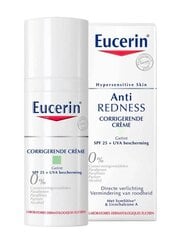 Маскирующий дневной крем Eucerin Anti-Redness Correcting Day Cream SPF25+, 50 мл цена и информация | Кремы для лица | pigu.lt