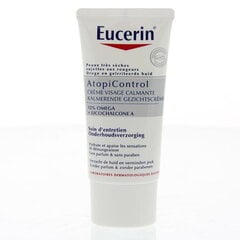 Raminantis veido kremas Eucerin AtopiControl, 50 ml kaina ir informacija | Veido kremai | pigu.lt