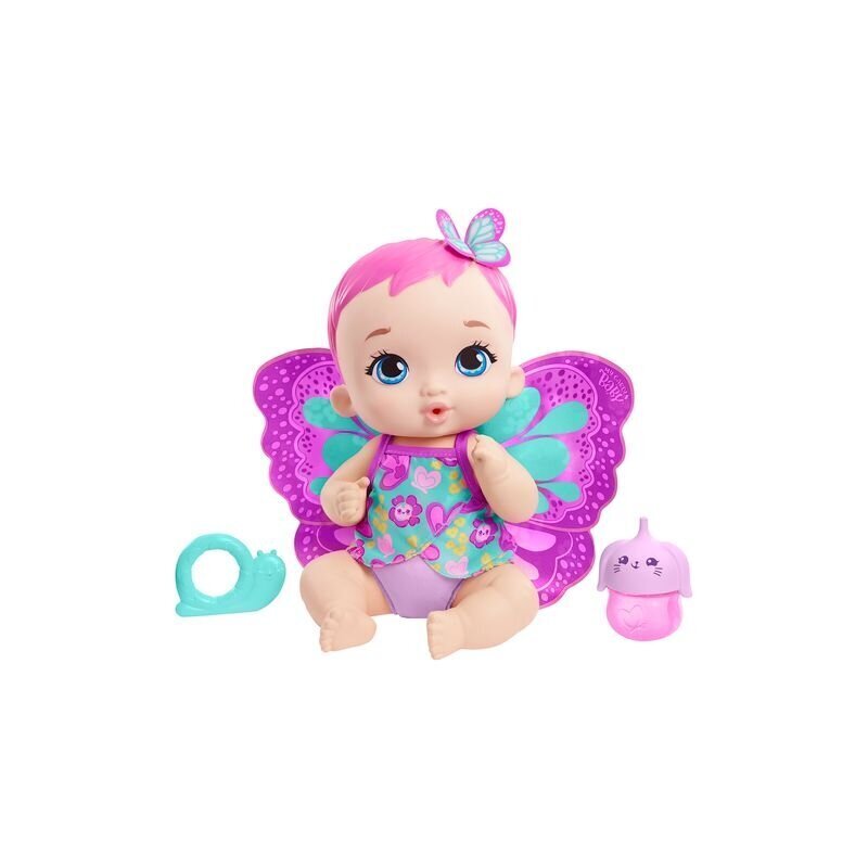 Lėlė drugelis My Garden Baby, rožinė kaina ir informacija | Žaislai mergaitėms | pigu.lt