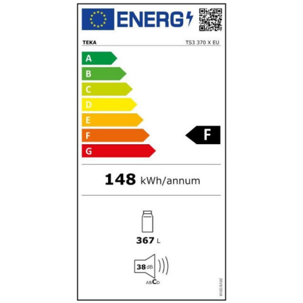 Teka TS3 370 kaina ir informacija | Šaldytuvai | pigu.lt