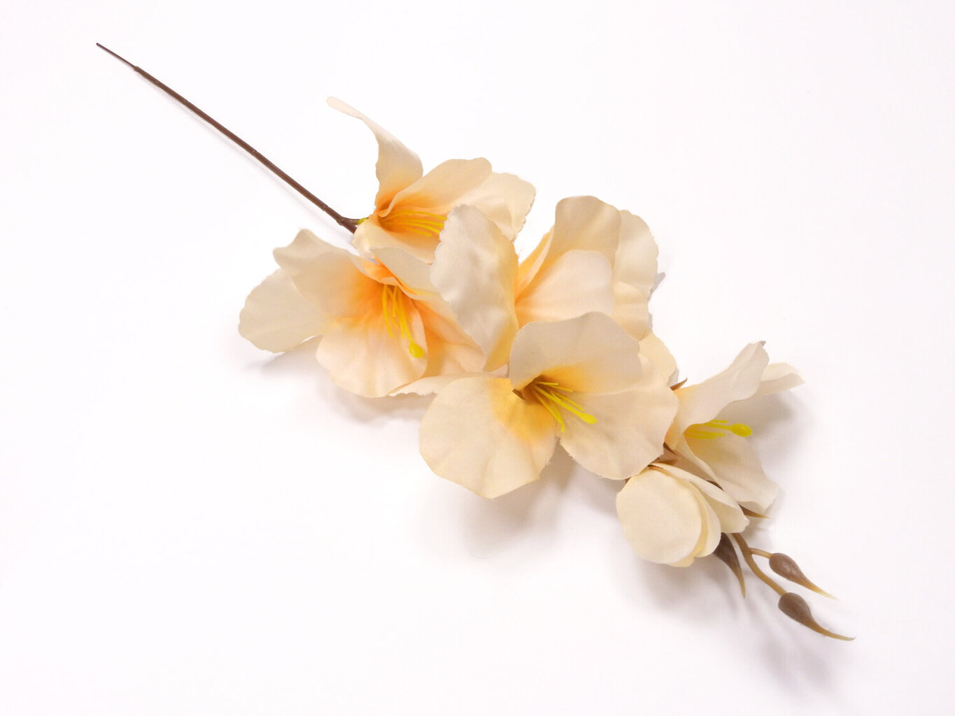 Dirbtinė gėlė kardelis peach kaina ir informacija | Dirbtinės gėlės | pigu.lt