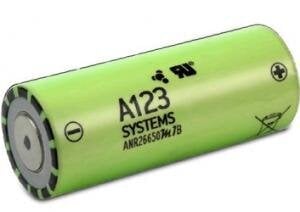 Аккумулятор ANR26650M1B A123 2.5Ah 8.3Wh LiFePO4 3.3V 25.9x65.2 мм цена и информация | Батарейки | pigu.lt