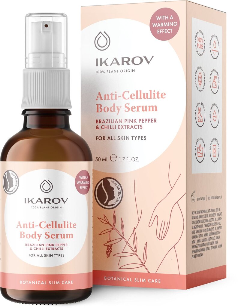 Serumas kūno odai nuo celiulito Ikarov Anti-Cellulite, 50 ml kaina ir informacija | Anticeliulitinės, stangrinamosios priemonės | pigu.lt