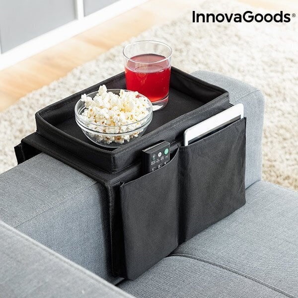 InnovaGoods sofos padėklas su kišenėmis kaina ir informacija | Daiktadėžės | pigu.lt