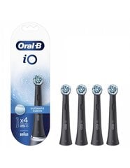 Насадки Prozone Pro Black для зубной щетки Oral-B iO Ultimate Clean (4 шт.) цена и информация | Насадки для электрических зубных щеток | pigu.lt