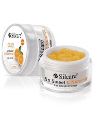 Скраб для губ Silcae Quin So Sweet and Natural Lip Scrub Orange, 15 г цена и информация | Помады, бальзамы, блеск для губ | pigu.lt