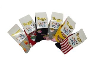Носки для детей Be Snazzy Crazy Food СК-09, 6 шт. цена и информация | Носки, колготки для девочек | pigu.lt