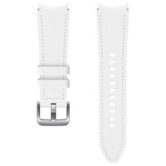 Samsung Hybrid Leather Band S/M White kaina ir informacija | Išmaniųjų laikrodžių ir apyrankių priedai | pigu.lt