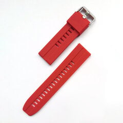 Silicone Strap Red kaina ir informacija | Išmaniųjų laikrodžių ir apyrankių priedai | pigu.lt