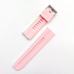 Silicone Strap Pink kaina ir informacija | Išmaniųjų laikrodžių ir apyrankių priedai | pigu.lt