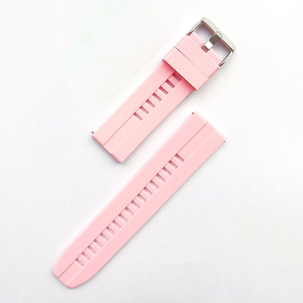 Silicone Strap Pink цена и информация | Išmaniųjų laikrodžių ir apyrankių priedai | pigu.lt