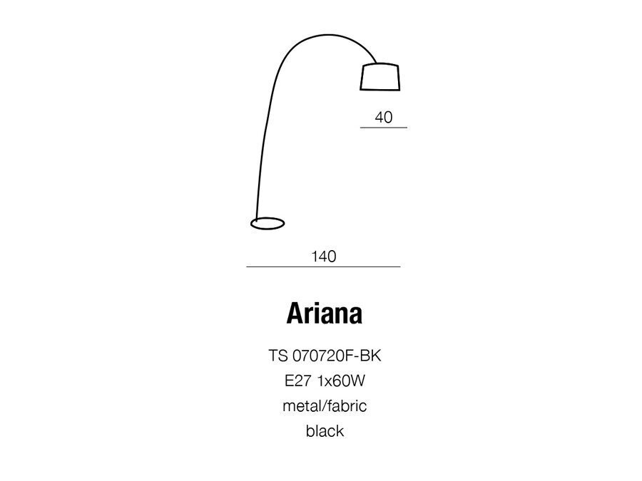 Azzardo toršeras Ariana kaina ir informacija | Toršerai | pigu.lt