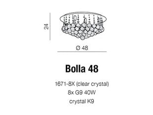 Azzardo светильник Bolla 48 AZ1287 цена и информация | Azzardo Мебель и домашний интерьер | pigu.lt