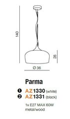 Azzardo светильник Parma AZ1331 цена и информация | Люстры | pigu.lt