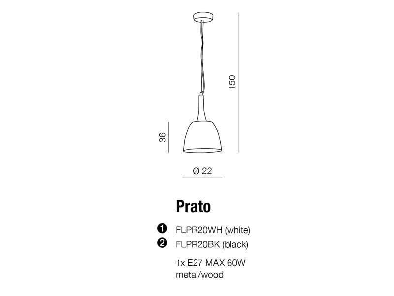 Azzardo šviestuvas Prato AZ1333 цена и информация | Pakabinami šviestuvai | pigu.lt