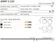 Azzardo šviestuvas Jerry 2 12V AZ1368 цена и информация | Lubiniai šviestuvai | pigu.lt