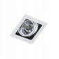 Azzardo įmontuojamas šviestuvas Sistro 1 White kaina ir informacija | Įmontuojami šviestuvai, LED panelės | pigu.lt