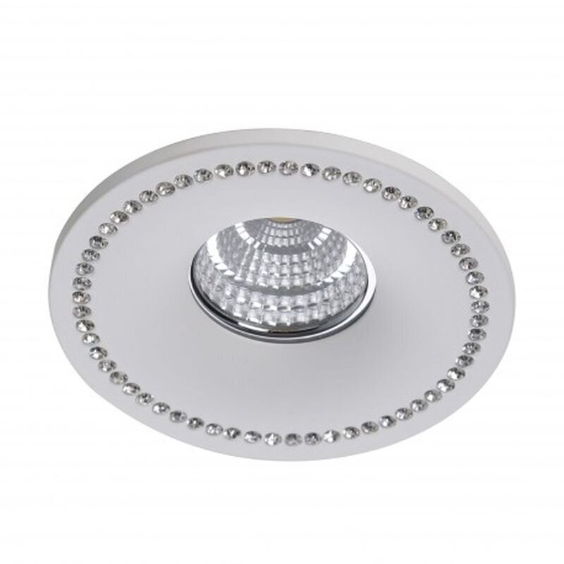 Azzardo įmontuojamas šviestuvas Simon Round White kaina ir informacija | Įmontuojami šviestuvai, LED panelės | pigu.lt