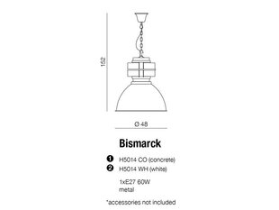 Azzardo подвесной светильник Bismarck цена и информация | Люстры | pigu.lt