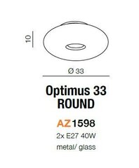 Azzardo потолочный светильник Optimus 33 цена и информация | Потолочные светильники | pigu.lt