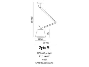Azzardo подвесной светильник AZ1847 Zyta M цена и информация | Люстры | pigu.lt