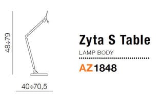 Azzardo stalinis šviestuvas AZ1848 Zyta S Table kaina ir informacija | Staliniai šviestuvai | pigu.lt