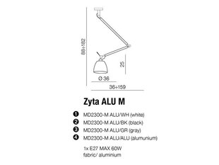 Azzardo šviestuvo rėmas Zyta AZ2304 kaina ir informacija | Pakabinami šviestuvai | pigu.lt