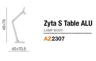 Рама настольного светильника Azzardo Zyta AZ2307 цена и информация | Настольные светильники | pigu.lt