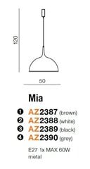 Azzardo подвесной светильник Mia AZ2389 цена и информация | Люстры | pigu.lt